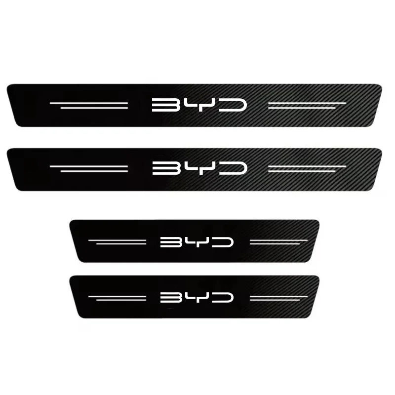 حماية عتبات الأبواب بنقشة الكاربون لـ BYD