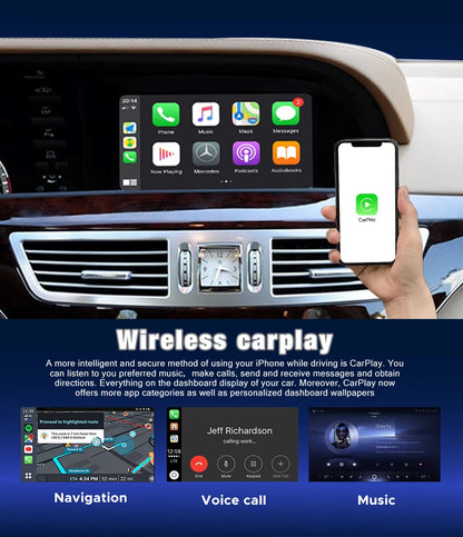 واجهة CarPlay وAndroid Auto لاسلكية لمرسيدس S-Class (W221)