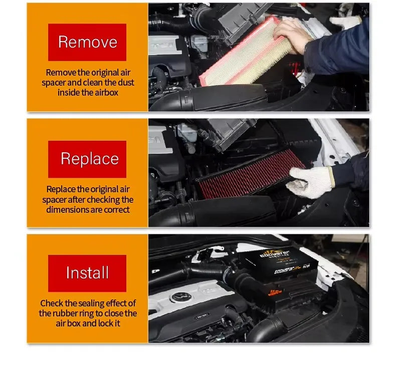 فلتر هواء رياضي عالي التدفق لبي إم دبليو E81 / E87 / E88 / E90 / E91 / E92 / E93 / X1 – قابل للغسل