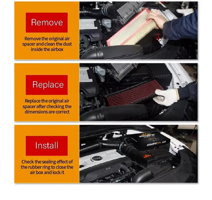 فلتر هواء رياضي عالي التدفق لبي إم دبليو E81 / E87 / E88 / E90 / E91 / E92 / E93 / X1 – قابل للغسل
