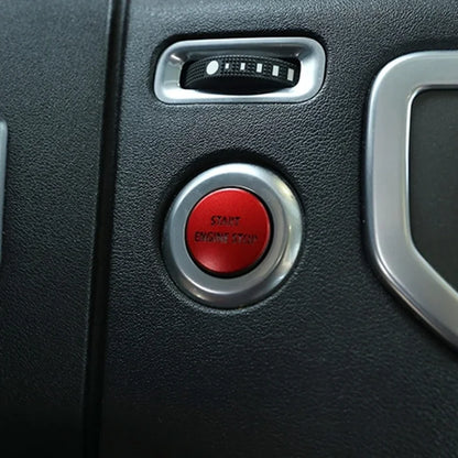 For Land Rover Discovery 4/Land Rover Range Rover 1pc Aluminum Alloy One-Key Start Button Cover Trim