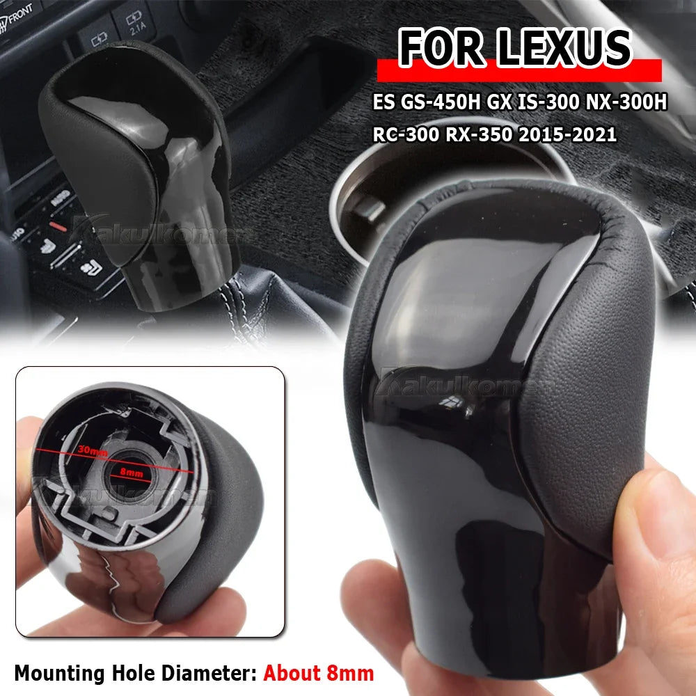 مقبض قير أوتوماتيك لليكزس ES / GS / GX / IS / NX / RC / RX – تصميم رياضي بخطوط ملونة