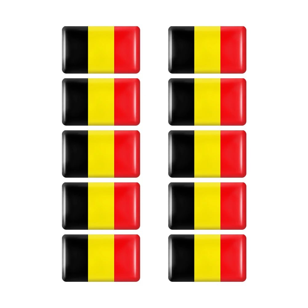 10pcs Epoxy UK United Kingdom Flag Sticker Car Interior Decoration Decal for Jaguar XE XF XJ Land Rover Range Rover Evoque Badge