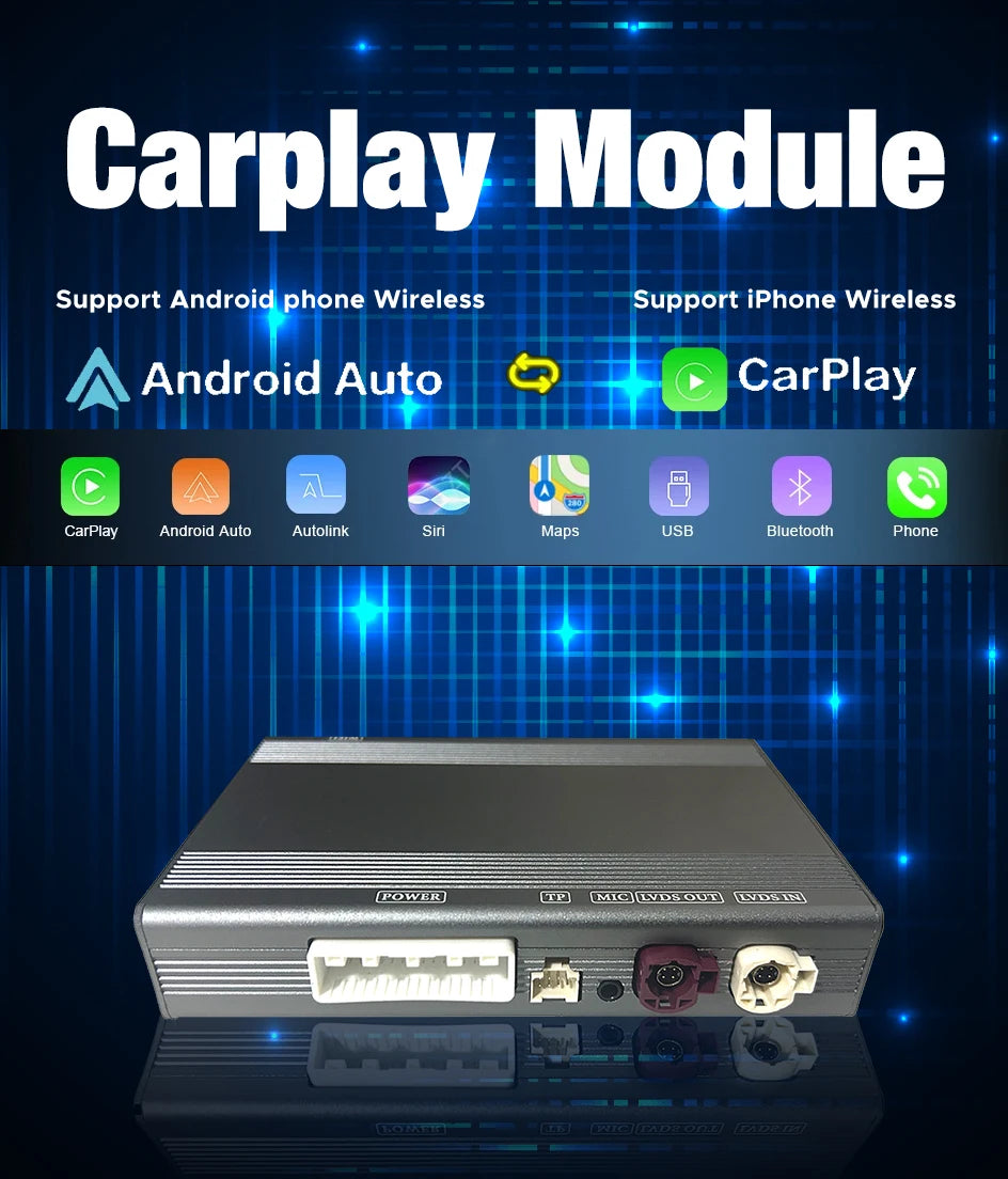 واجهة CarPlay وAndroid Auto لاسلكية لمرسيدس S-Class (W221)