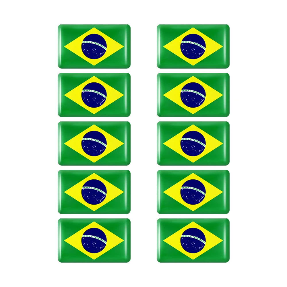 10pcs Epoxy UK United Kingdom Flag Sticker Car Interior Decoration Decal for Jaguar XE XF XJ Land Rover Range Rover Evoque Badge