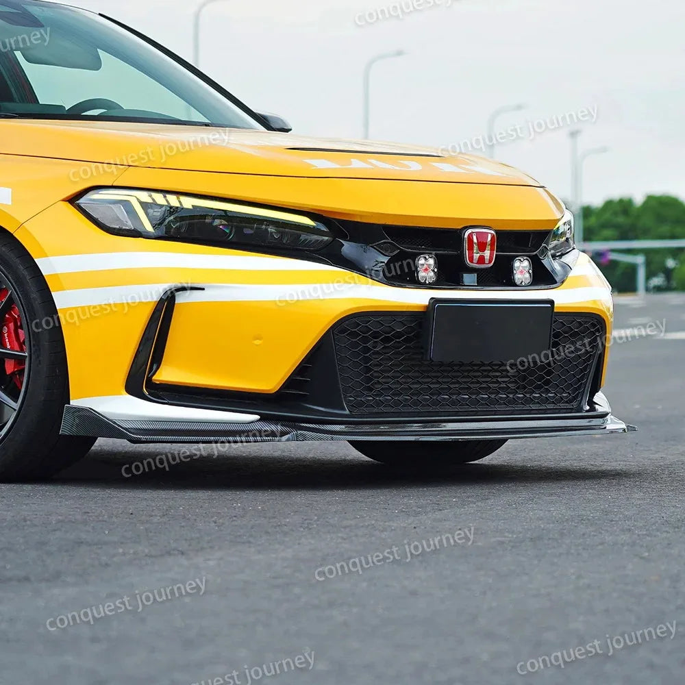 سبويلر أمامي لهوندا سيفيك FL5 Type R (2022+) – فرونت ليب ABS بنقشة كاربون