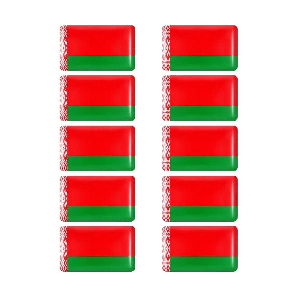 10pcs Epoxy UK United Kingdom Flag Sticker Car Interior Decoration Decal for Jaguar XE XF XJ Land Rover Range Rover Evoque Badge