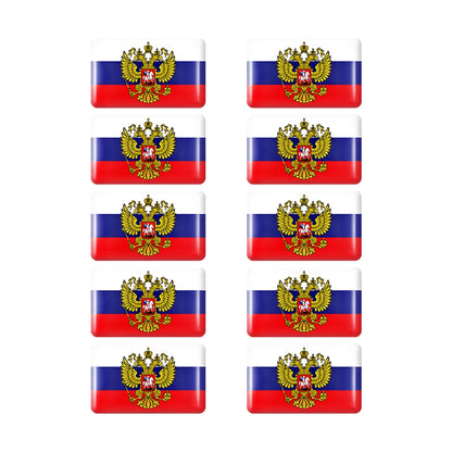 10pcs Epoxy UK United Kingdom Flag Sticker Car Interior Decoration Decal for Jaguar XE XF XJ Land Rover Range Rover Evoque Badge