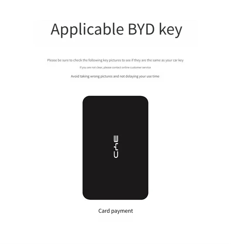 غطاء مفتاح NFC لـ BYD