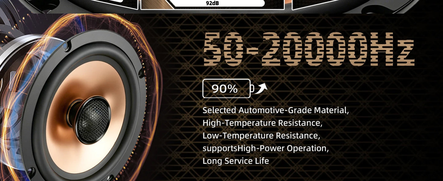 سماعات سيارات 6.5 إنش – طقم قطعتين