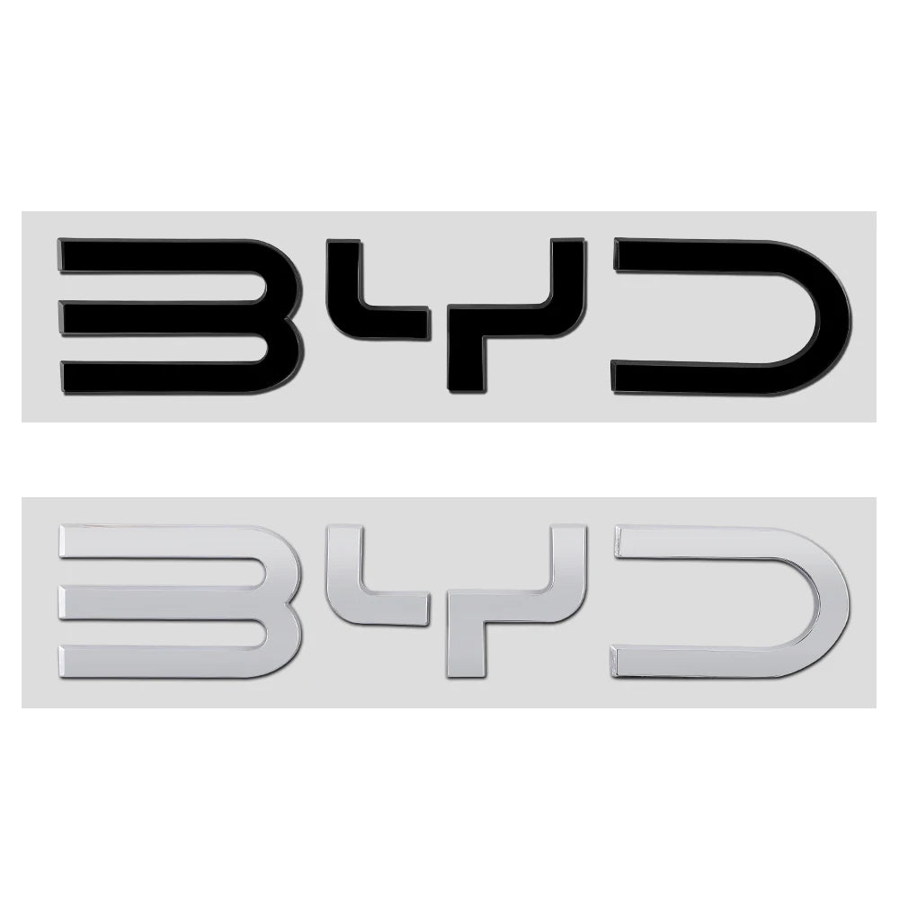 شعارات حروف أمامية وخلفية لـ BYD