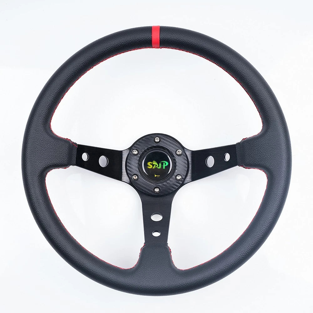 مقود رياضي عالمي 14 إنش (350 مم) شمواه أو PVC – Deep Dish للدرفت والسباقات