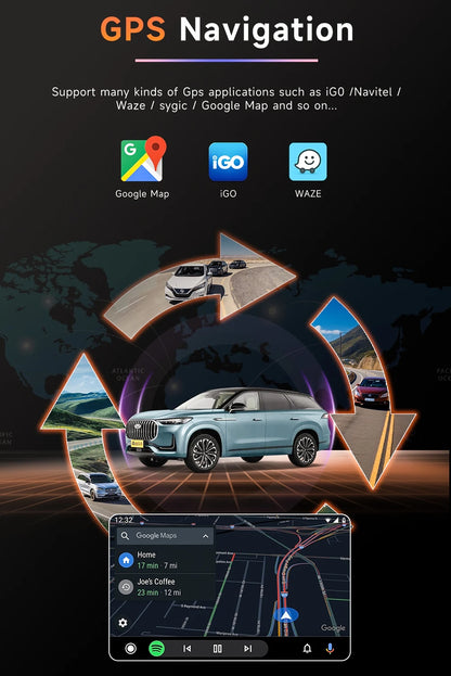 شاشة أندرويد 16 لفورد EcoSport (2013-2017)