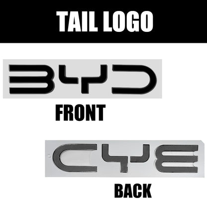 شعارات أمامية وخلفية لـ BYD