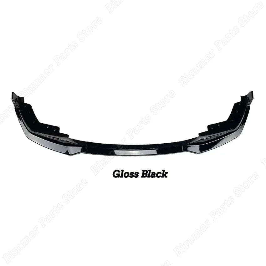 سبويلر أمامي MP Style لبي إم دبليو G20/G21 M Pack (2019-2022) – فرونت ليب، ديفيوزر أمامي وسبلتر 3 قطع أسود لامع