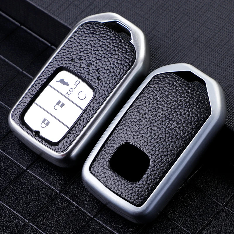 غطاء مفتاح جلدي لهوندا