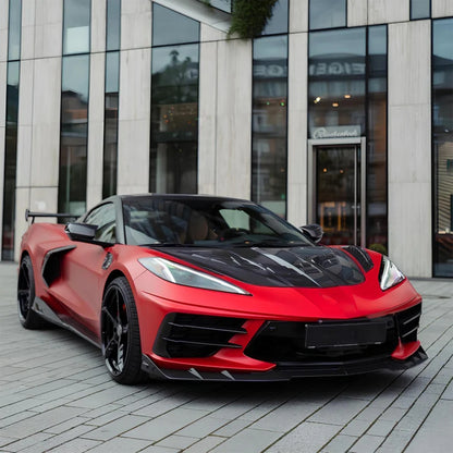 سبويلر أمامي STG 3 لشفروليه كورفيت C8 (2020-2024)