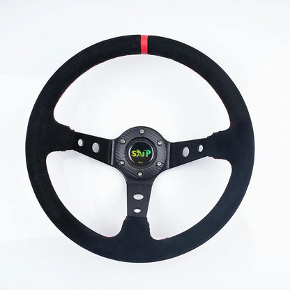 مقود رياضي عالمي 14 إنش (350 مم) شمواه أو PVC – Deep Dish للدرفت والسباقات