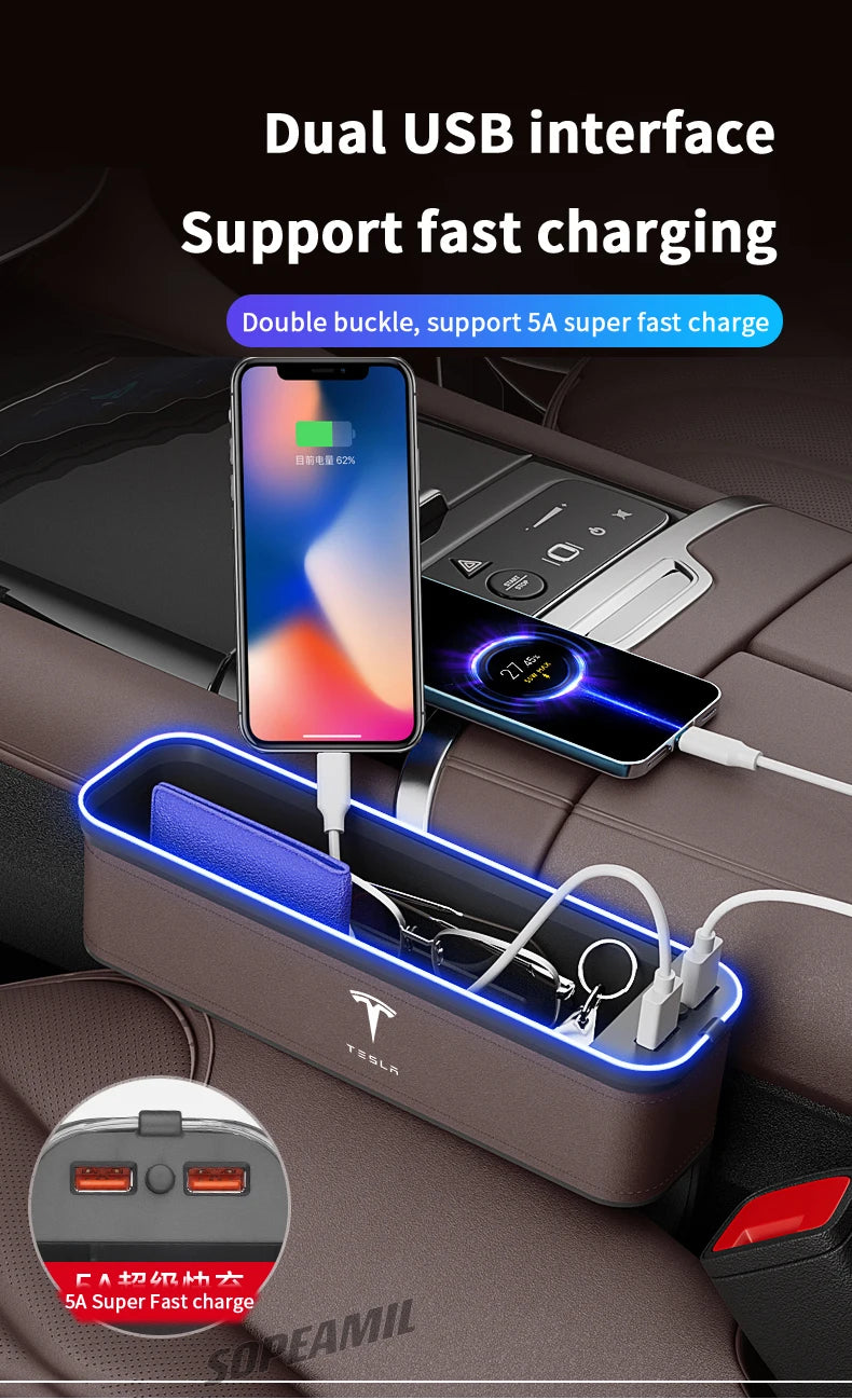 منظم منفذ USB لتسلا