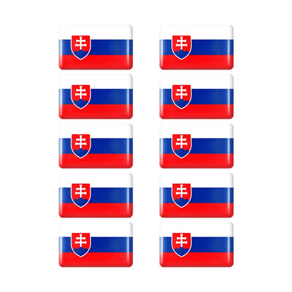 10pcs Epoxy UK United Kingdom Flag Sticker Car Interior Decoration Decal for Jaguar XE XF XJ Land Rover Range Rover Evoque Badge