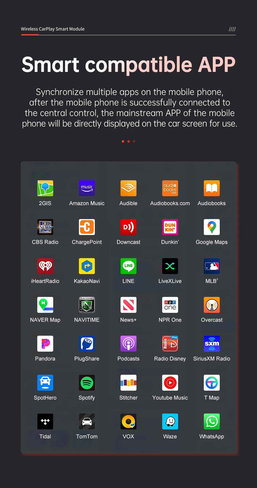 واجهة CarPlay لاسلكية لمرسيدس S-Class (W222)