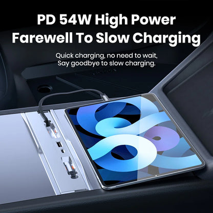 شاحن USB-C بقدرة 54 واط لتسلا موديل Y Juniper / موديل 3 Highland