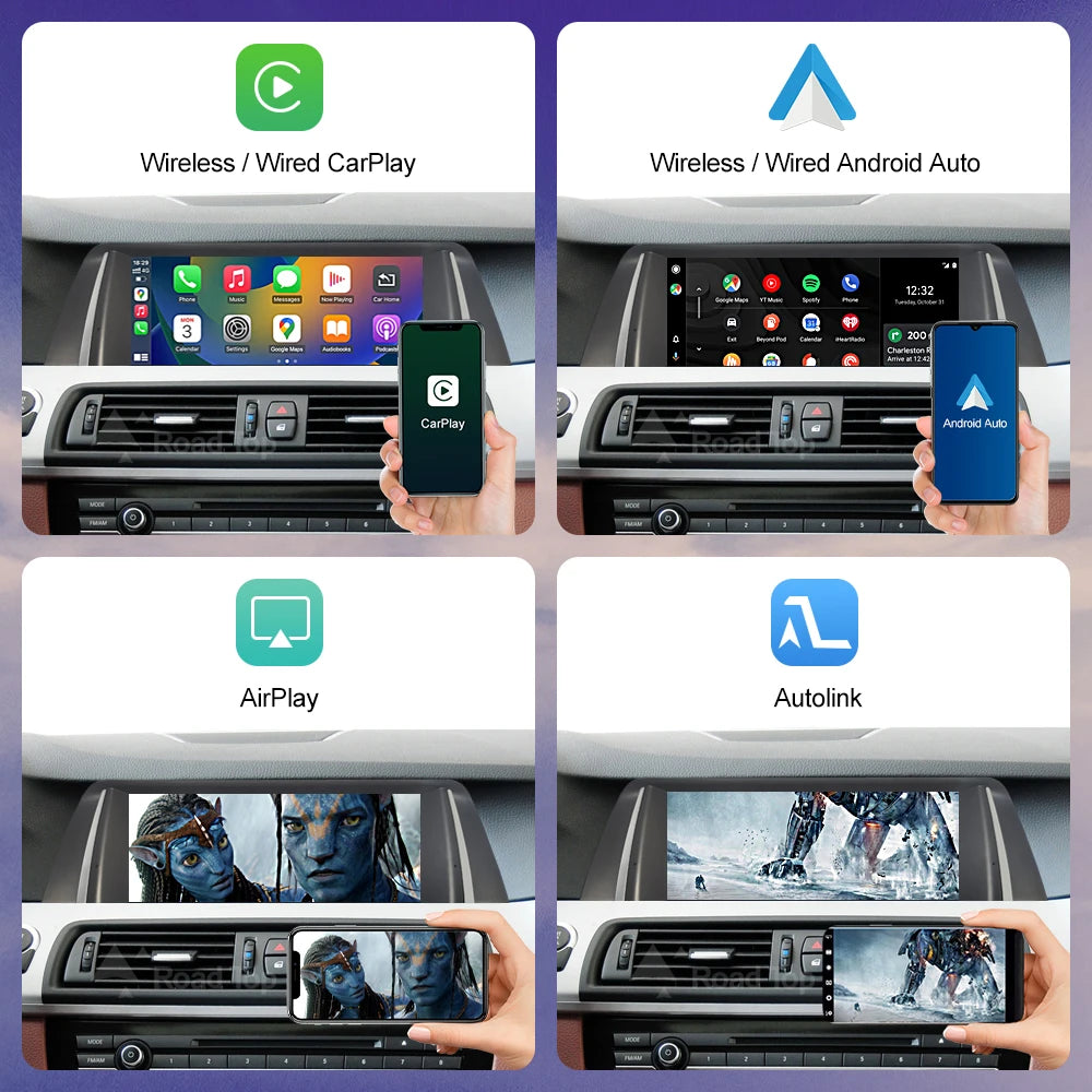 شاشة أندرويد لسيارات BMW الفئة الخامسة (F10/F11)