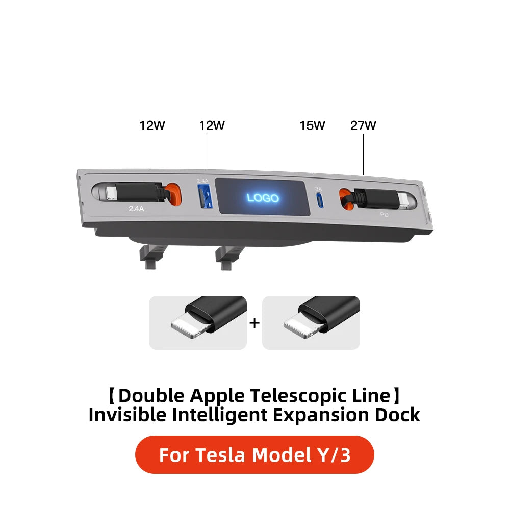 شاحن USB Hub لتسلا موديل 3 / موديل Y