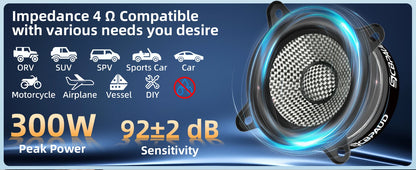 سماعات سيارات 3.5 إنش – طقم قطعتين