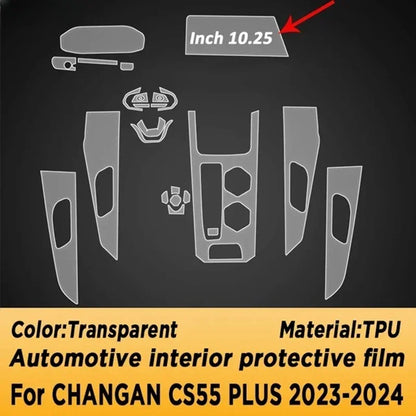 فيلم حماية TPU للكونسول الأوسط لـ Changan CS55 Plus