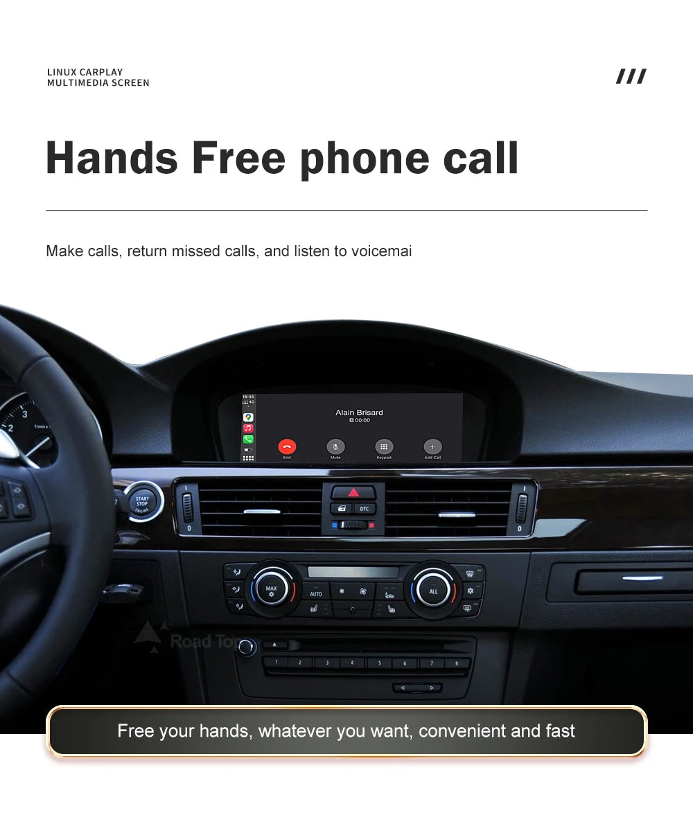 شاشة CarPlay لاسلكية 8.8 إنش لسيارات BMW