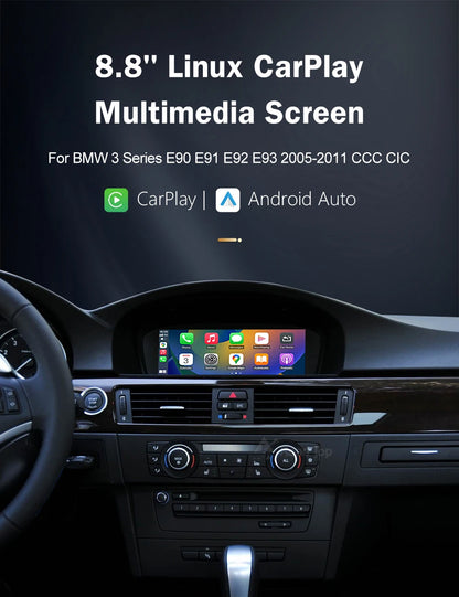 شاشة CarPlay لاسلكية 8.8 إنش لسيارات BMW