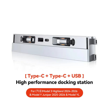 شاحن USB-C بقدرة 54 واط لتسلا موديل Y Juniper / موديل 3 Highland