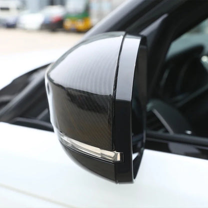 ABS Carbon Fiber For Range Rover Sport L494 2014-2017 ABS Plastic Side Rearview Mirror Cover Trim For Landrover Discovery 4 5