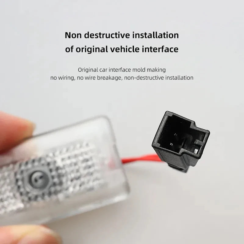 إضاءة ترحيب LED للأبواب لتسلا