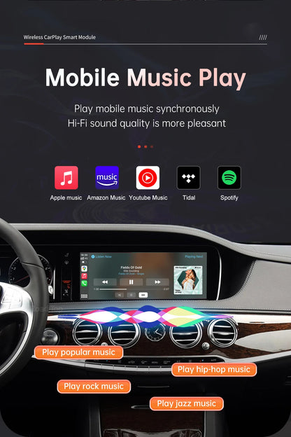 واجهة CarPlay لاسلكية لمرسيدس S-Class (W222)
