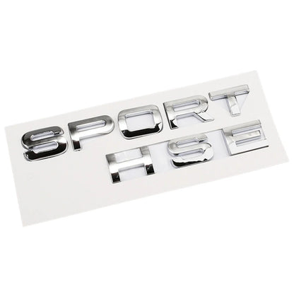 3D ABS Logo Sport HSE Emblem Letters Car Trunk Badge For Land Rover Range Rover L320 Discovery Sport HSE Sticker Accessories