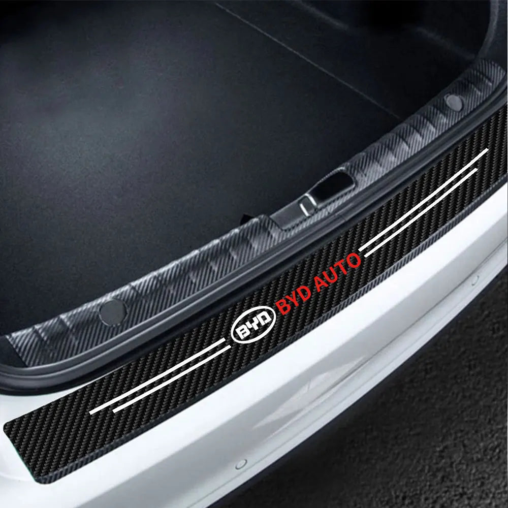 حماية عتبات الأبواب بنقشة الكاربون لـ BYD