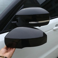 ABS Carbon Fiber For Range Rover Sport L494 2014-2017 ABS Plastic Side Rearview Mirror Cover Trim For Land Rover Discovery 4 5
