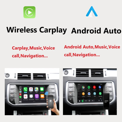 واجهة CarPlay وAndroid Auto للاند روفر / جاكوار