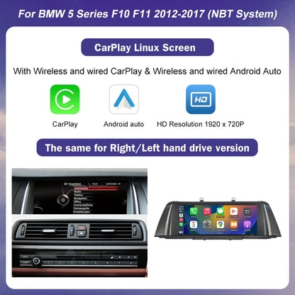 شاشة أندرويد لسيارات BMW الفئة الخامسة (F10/F11)