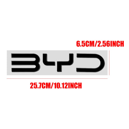 شعارات أمامية وخلفية لـ BYD