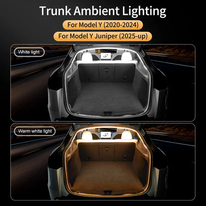 إضاءة شنطة LED لتسلا موديل Y Juniper