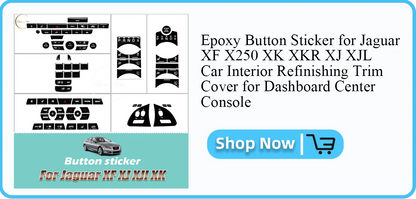 Engine Start Stop Button Sticker for Jaguar XF Black Ignition Switch Cover for Range Rover Sport Vogue Discovery Sport Evoque
