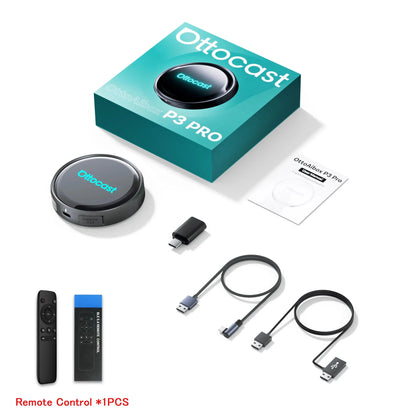 OttoAibox P3 Pro – محول CarPlay وAndroid Auto لاسلكي