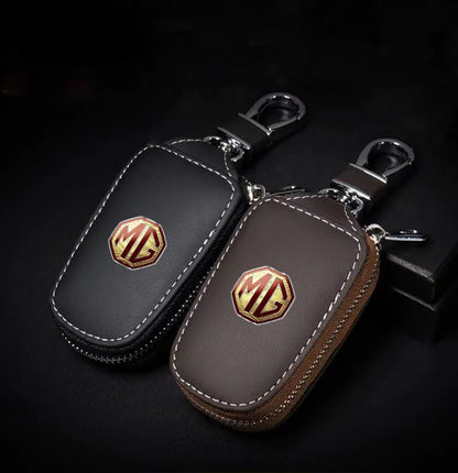 غطاء مفتاح جلدي لسيارات MG