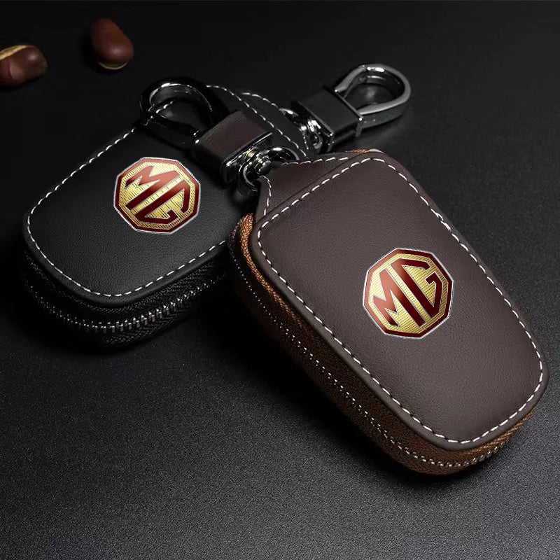 غطاء مفتاح جلدي لسيارات MG