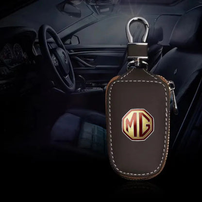 غطاء مفتاح جلدي لسيارات MG
