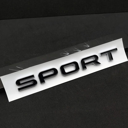 3D ABS Logo Sport HSE Emblem Letters Car Trunk Badge For Land Rover Range Rover L320 Discovery Sport HSE Sticker Accessories