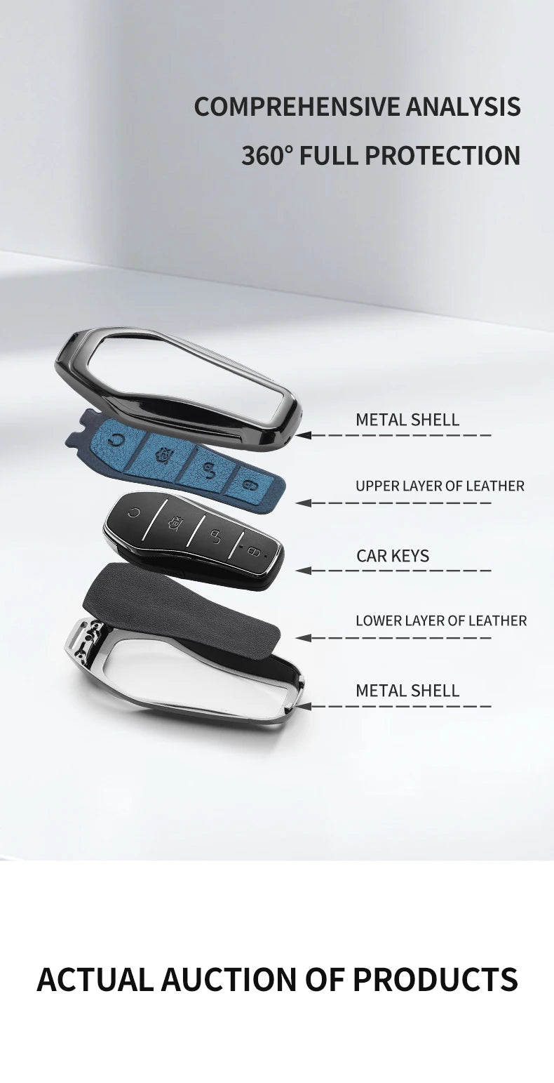 غطاء مفتاح لسيارات BYD